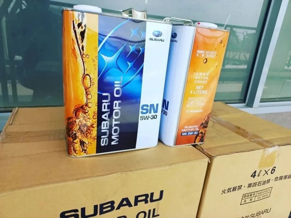Subaru Motor Oil SN 5W30