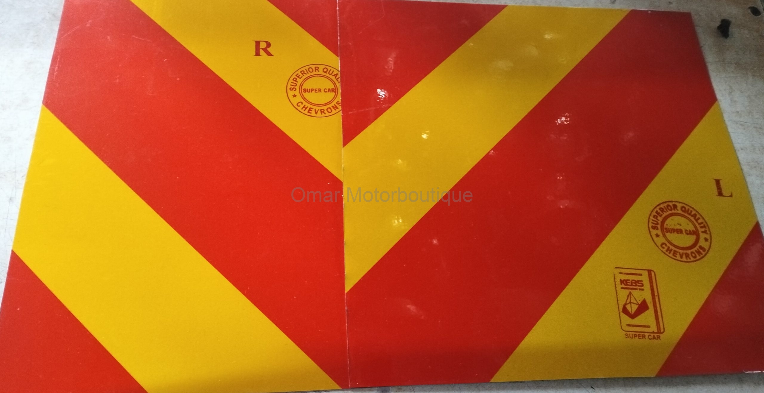 Rear reflectors(chevron)