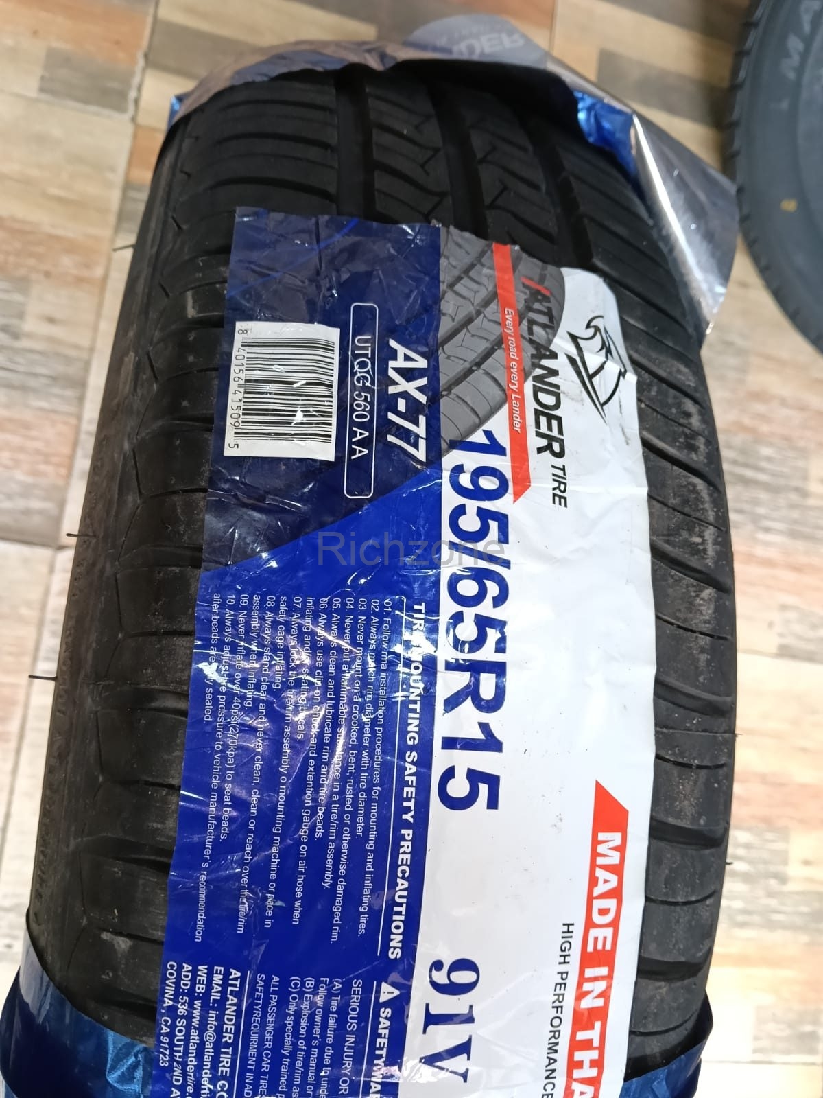 ATLANDER 195/65R15