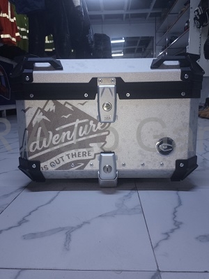 Motorcycle Aluminum Top Box 55litres