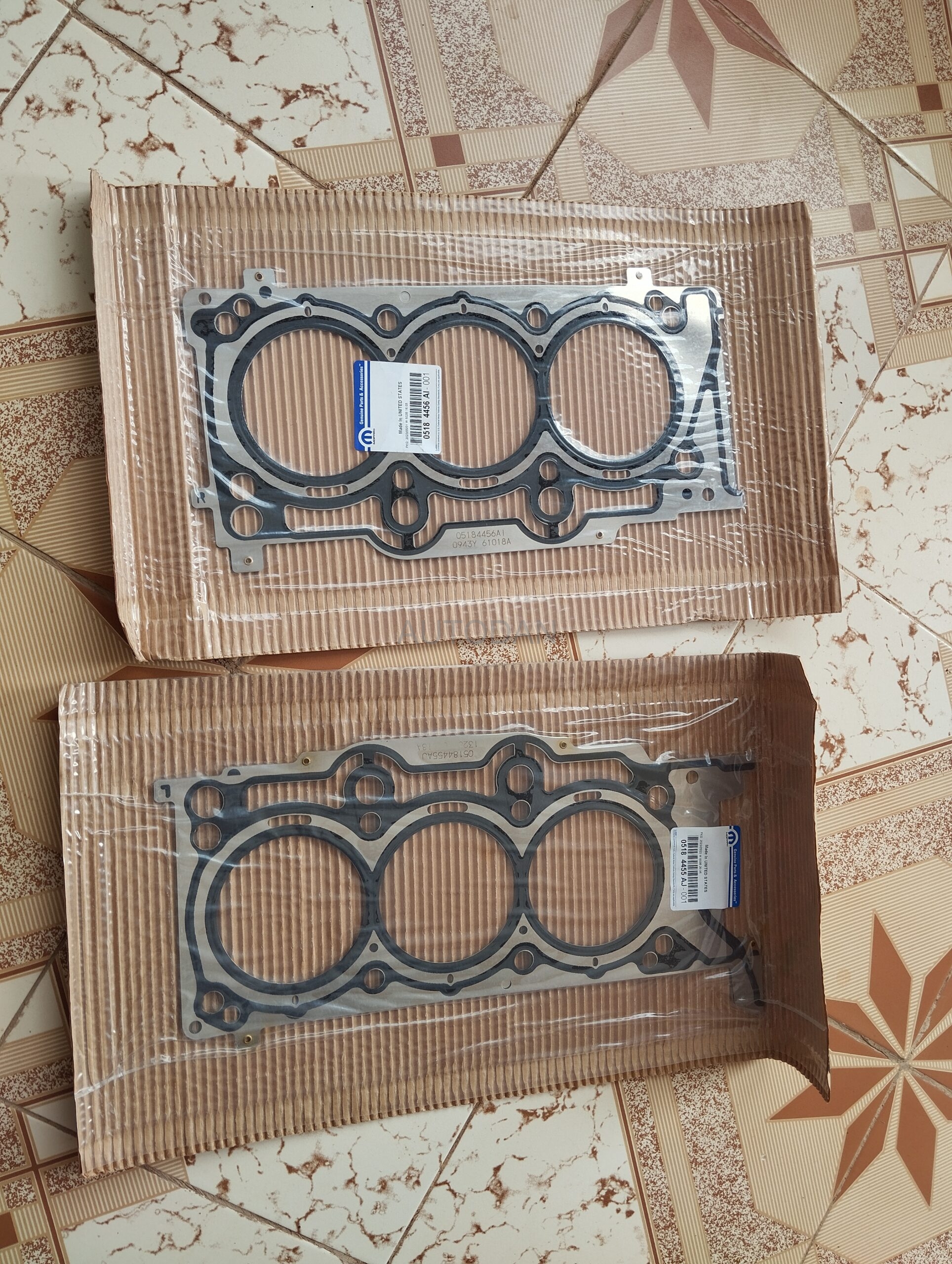 Cylinder head gasket grand Cherokee/wrangler 3.6
