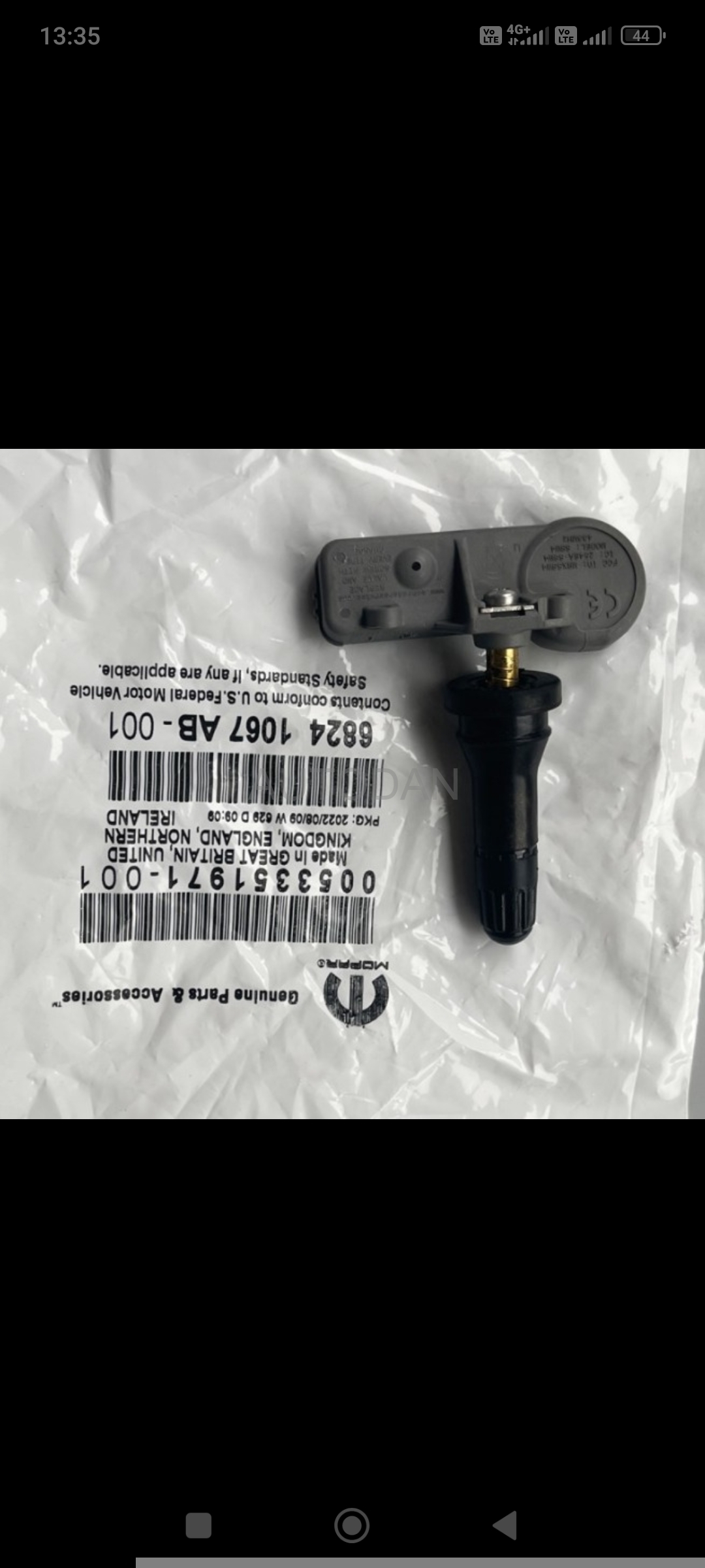 Tire pressure sensor