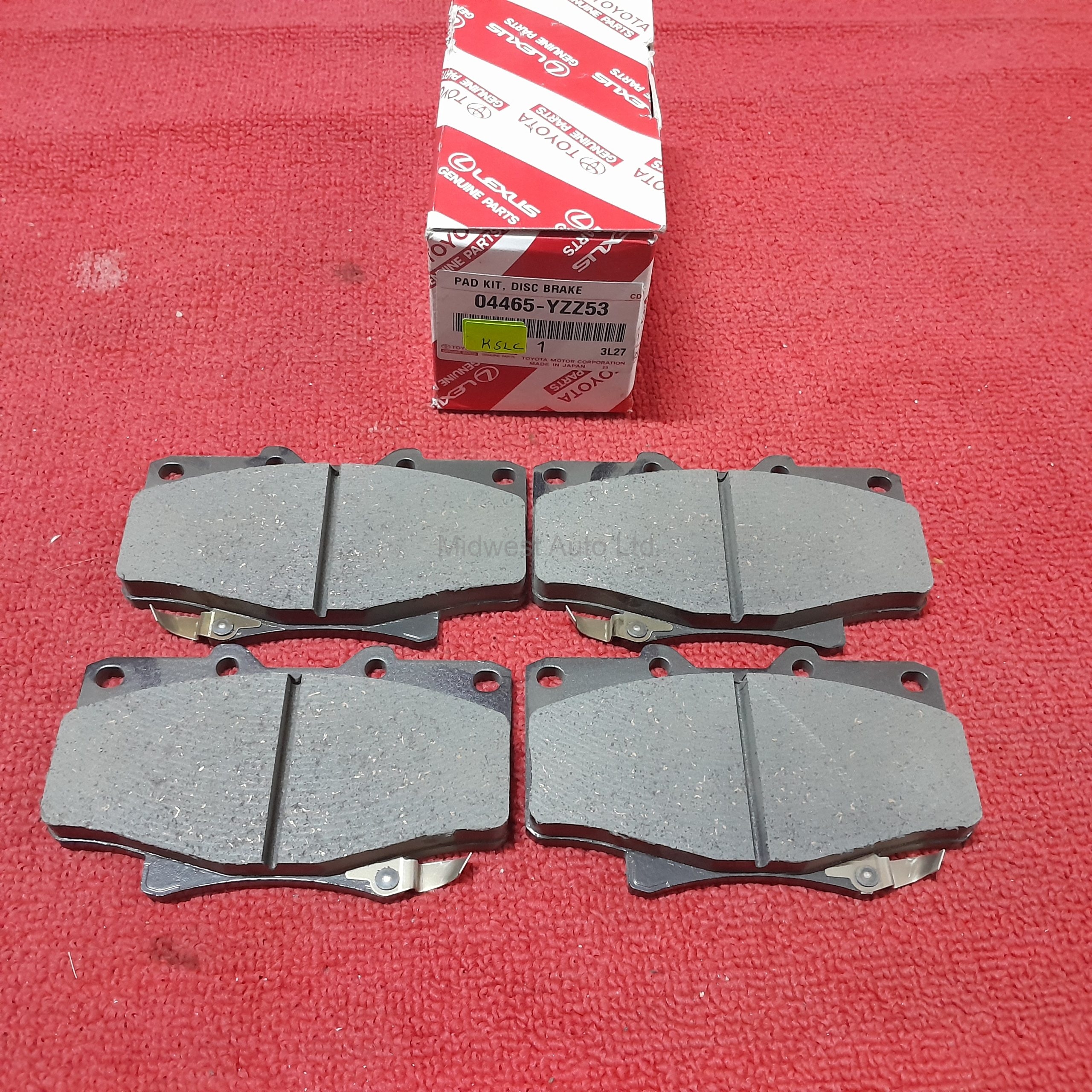 Front Brake Pad Toyota Hilux KUN25