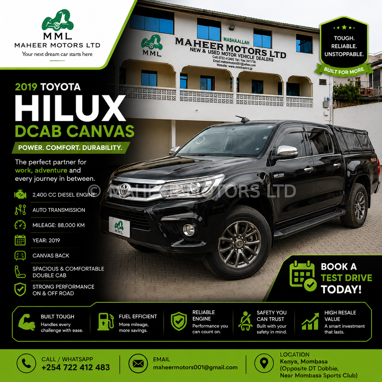 2019 Toyota Hilux Double Cab Canvas | Auto Diesel