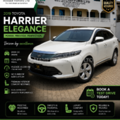 Toyota Harrier 2.0L | White | 46,000 KM | Premium SUV