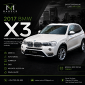 2017 BMW X3 | Luxury SUV | Diesel | Sunroof