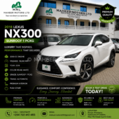 2018 Lexus NX300 Pearl White | Sunroof