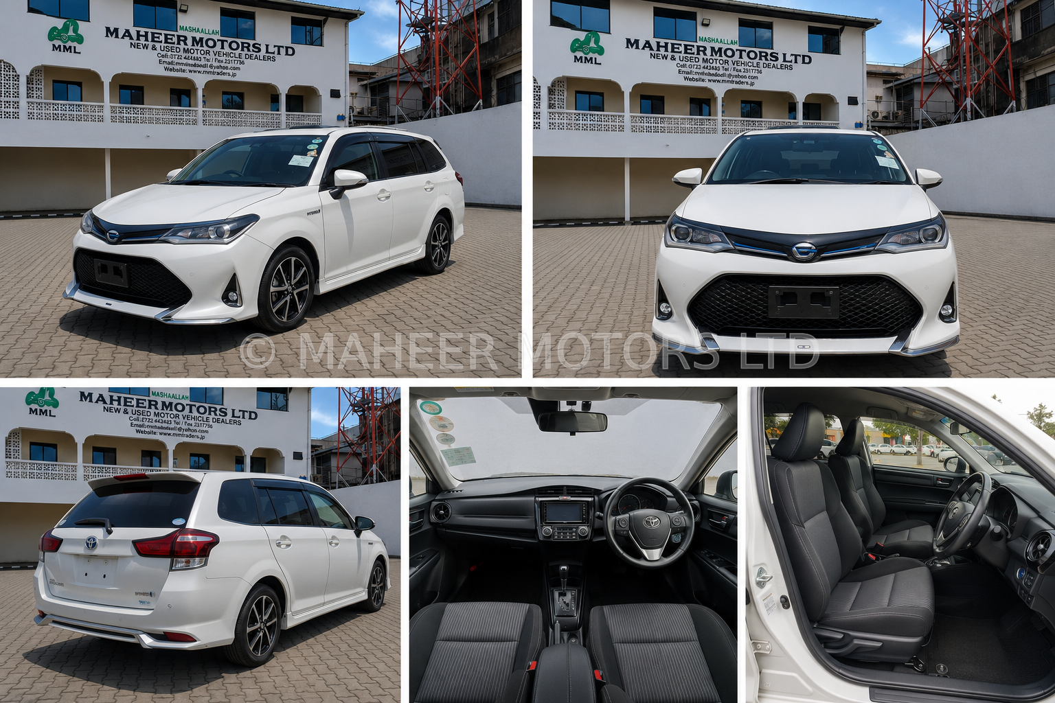 2019 Toyota Fielder Hybrid Pearl White