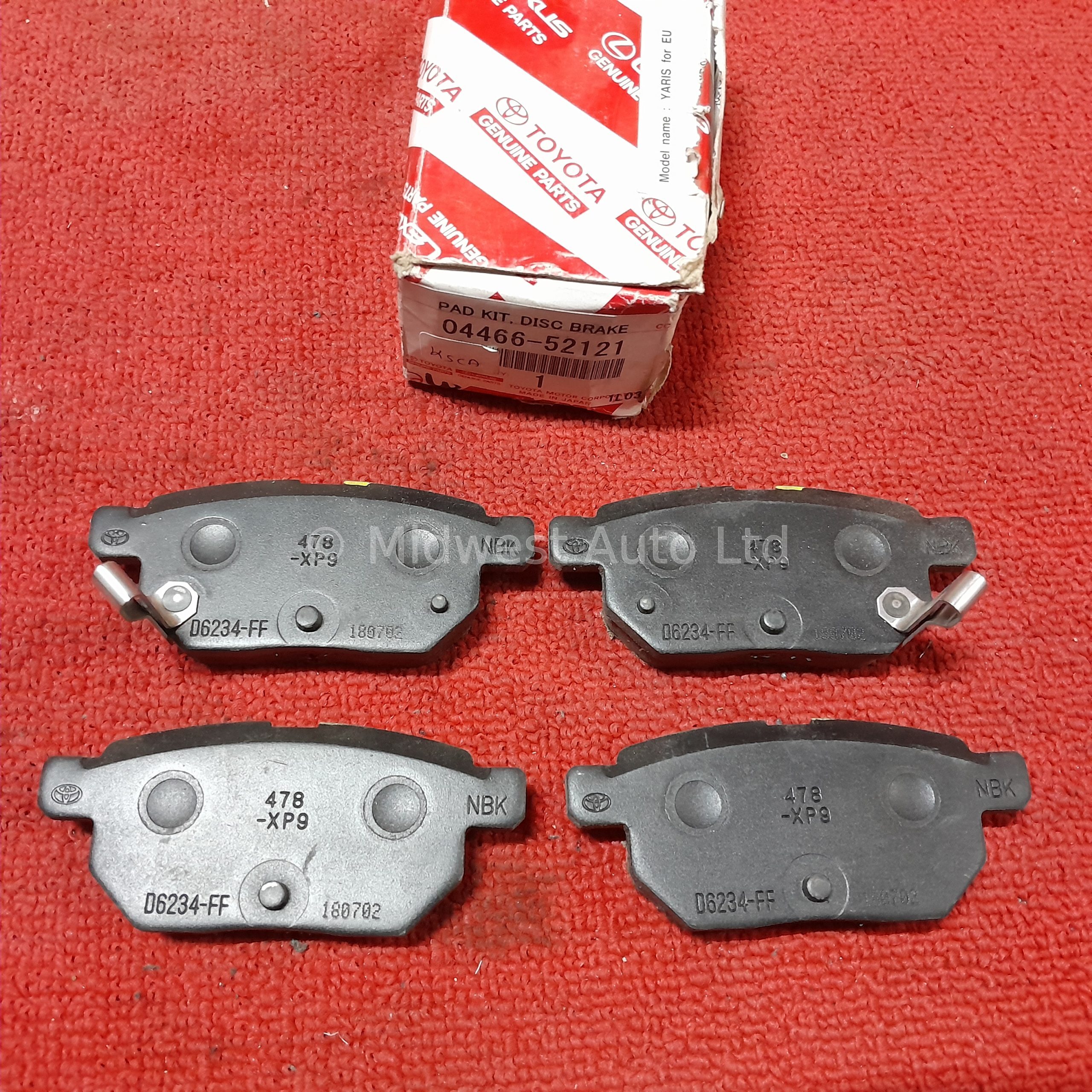 Front Brake Pad Toyota Vitz/Ist/Auris