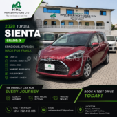 2020 Toyota Sienta X Grade | Wine Red/Burgundy