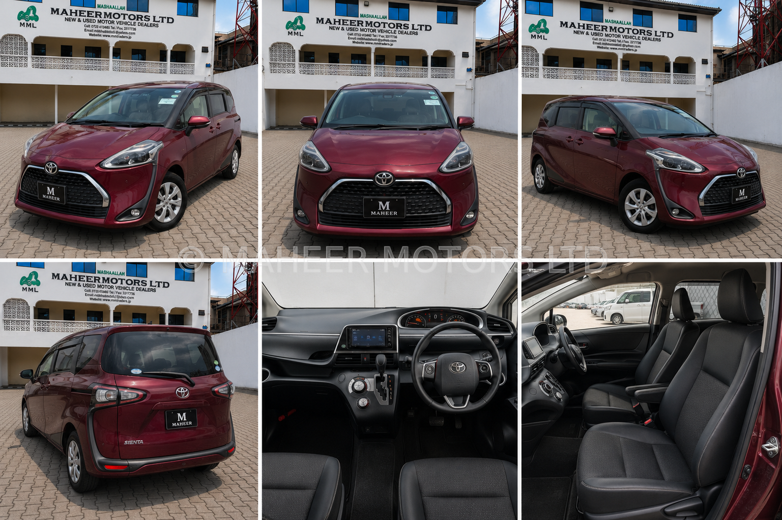 2020 Toyota Sienta X Grade | Wine Red/Burgundy